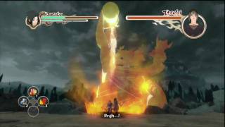 Naruto Ultimate Ninja Storm 2  Sasuke vs Itachi Final Boss Fight Japanese HD [upl. by Cliffes]