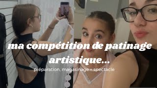 RECAP sur ma COMPÉTITION de patinage ARTISTIQUE  abigail faria [upl. by Herrah]