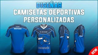 Cómo Diseñar Camisetas Deportivas Personalizadas  ¡Tutorial Completo ANDROID y PC  2023 [upl. by Noraha]