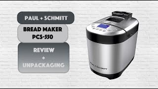 Bread Maker Paul Schmitt PCS550 Unboxing [upl. by Earazed345]