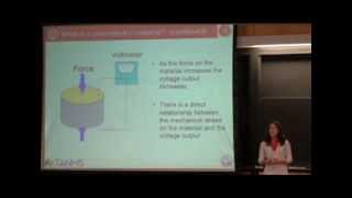 Smart Materials Introduction to Piezoelectricity lecture by Elizabeth Vanderhoef [upl. by Wolf]