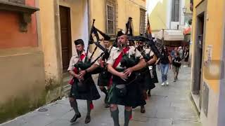 Royal Highland Company Pipes amp Drums  banda di cornamuse italiana  musica scozzese in Italia [upl. by Dominus]