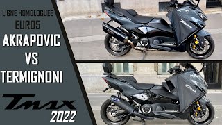 Termignoni ou Akrapovic pour le TMAX 2022  YAM PARIS 15 [upl. by Charlotta]