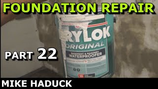 FOUNDATION REPAIR Part 22 Mike Haduck [upl. by Evette]