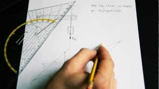 Mechanik Nachhilfe Video 1 grafisch Hubwerk  Dreikräftesystem DE [upl. by Ofelia]