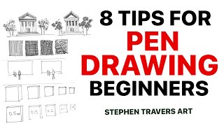 8 Tips for Pen Drawing for Beginners [upl. by William]