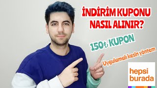 HEPSİBURADATRENDYOL İNDİRİM KUPONU  150₺ Kupon kazan  Bitmeden izle  İndirim kodu 2022 [upl. by Buna]