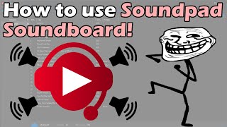 How to use Soundpad Soundboard to Play Sound EffectsMusic Through your Microphone [upl. by Melita]