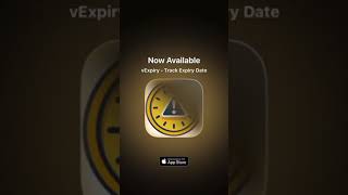 vExpiry  Track Expiry Date [upl. by Daahsar]