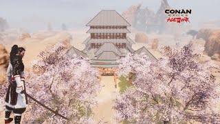 Yamatai Temple Build Conan Exiles [upl. by Raynah685]