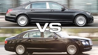 2016 Mercedes Maybach S600 vs 2016 Bentley Flying Spur [upl. by Aknahs]