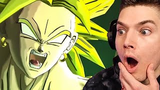 NEW LF LSSJ Broly Reveal REACTION on Dragon Ball Legends [upl. by Fortunato]