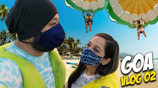 GOA HONEYMOON TRIP  VLOG 02 [upl. by Nalo]