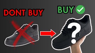 DONT BUY Black Air Force 1’s Buy This Instead [upl. by Ettenhoj994]