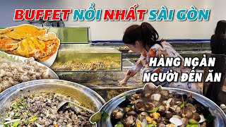 Áp Lực Khi Đi Ăn Buffet Hải Sản Poseidon ở Sài Gòn  Hàng Ngàn Người đổ xô Đi Ăn Mỗi Ngày KT Food [upl. by Punke]