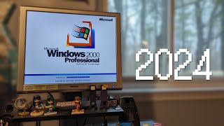 I used Windows 2000 in 2024  A forgotten legend [upl. by Sirehc]