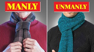 How To Wear A Scarf As A Man 11 ways [upl. by Zohar]