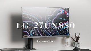 Review LG Ultrafine 27UN880 4k Monitor [upl. by Assilen]