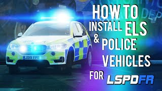 How to Install ELS amp Police Cars in GTA5  LSPDFR Installation Tutorial 5 2023 [upl. by Ymot]