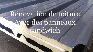 Transformation de la Toiture  Rénovation avec Panneaux Sandwich  ​⁠PapaBricoles [upl. by Nylatsyrc]