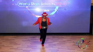 EDDIE TORRES Cha Cha Cha Show 3rd World Stars Salsa Festival 2017 [upl. by Anaik]