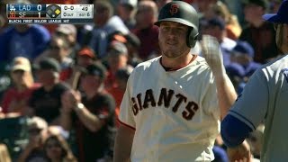 LADSF Blach singles to right for first career hit [upl. by Aneert225]