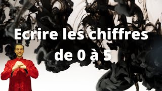 Les chiffres chinois de 0 à 5  écriture et symbolique [upl. by Iluj850]