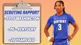 TyTy Washington Scouting Report  PG  63quot 185 Kentucky 20 years old [upl. by Elatan]