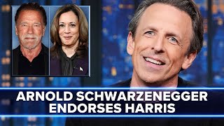 Arnold Schwarzenegger Endorses Kamala Harris [upl. by Hershel]