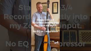 Stagg EDB34 electric upright bass [upl. by Arrat]