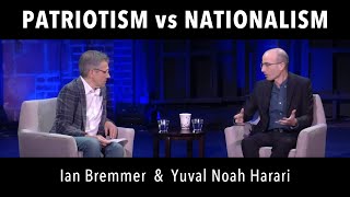 Patriotism VS Nationalism – Yuval Noah Harari amp Ian Bremmer at 92Y [upl. by Mohandas]