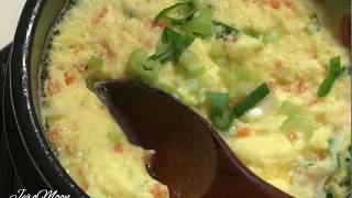 STEAMED EGG  계란찜  Gyeranjjim  QUICK amp EASY RECIPE [upl. by Nelag]