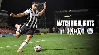 HIGHLIGHTS  Grimsby Town 14  5 1 Manchester City U21  BSM Trophy  Tuesday 29th October 2024 [upl. by Adiv]