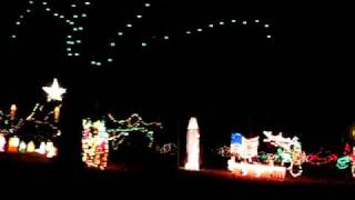 Christmas Light Display West of Carlinville IL [upl. by Hannie]