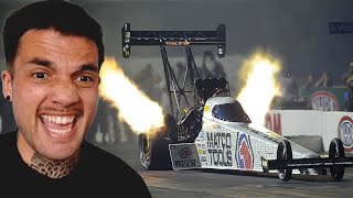 New Zealand Guy Reacts to NHRA Fire Breathing Monsters [upl. by Tloc]