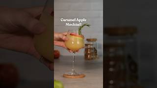 Caramel Apple Mocktail 🍏 caramelapple mocktail cocktailrecipe drinkrecipes applecider spritz [upl. by Mistrot]