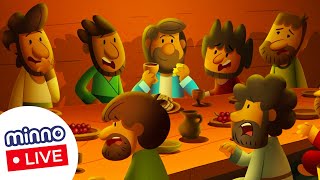 The Story of Last Supper for Kids PLUS More Easter Bible Stories  Bible Stories for Kids [upl. by Flavius311]