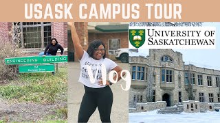 University of Saskatchewan Campus tourleaving SaskatoonCentre mall visit [upl. by Baoj]