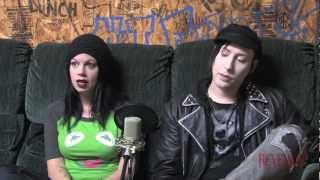 Interview with Chibi and Rainbow of the Birthday Massacre December 2011 Omaha NE [upl. by Nirehs770]