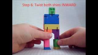 How to Put CubeBot Back Together Instructions Funny Stop Motion Animation [upl. by Londoner]