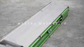 Nastro Trasportatore Magnetico per sfridi metallici  Flli Arnaboldi [upl. by Gentille]