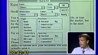 THE MOST BORING VIDEO EVER MADE Microsoft Word tutorial 1989 [upl. by Aicyle]