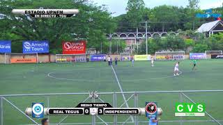 REAL TEGUS VRS INDEPENDIENTE PARTIDO LIGA DE ASCENSO ENVIVO [upl. by Saretta113]