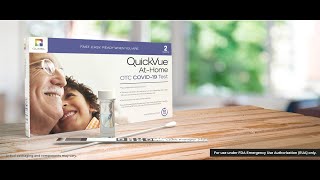 Quidel QuickVue At Home COVID 19 Test Instruction SPANISH [upl. by Nedda]