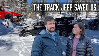 We had to call for help  A Casey LaDelle Track Jeep recovery video prequel [upl. by Enilekcaj]