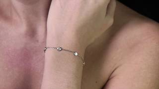 Bracelet diamants Galet Diamonds bracelet [upl. by Ecnerwal]