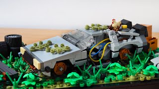 Lego Barn Find Delorean from Back to the Future MOC [upl. by Piegari]