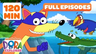 Swipers Animal Marathon 🦊 2 Hours  Dora the Explorer  Dora amp Friends [upl. by Getraer]