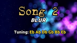 Song 2 by BLUR lyrics amp chords [upl. by Gwenora758]