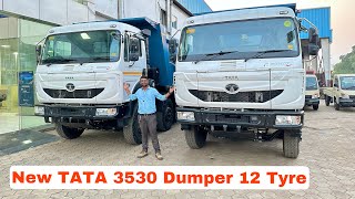 चलो 1 और डंपर लेने Buying New Dumper TATA 3530 TK 12 Tyre [upl. by Ahsilac423]